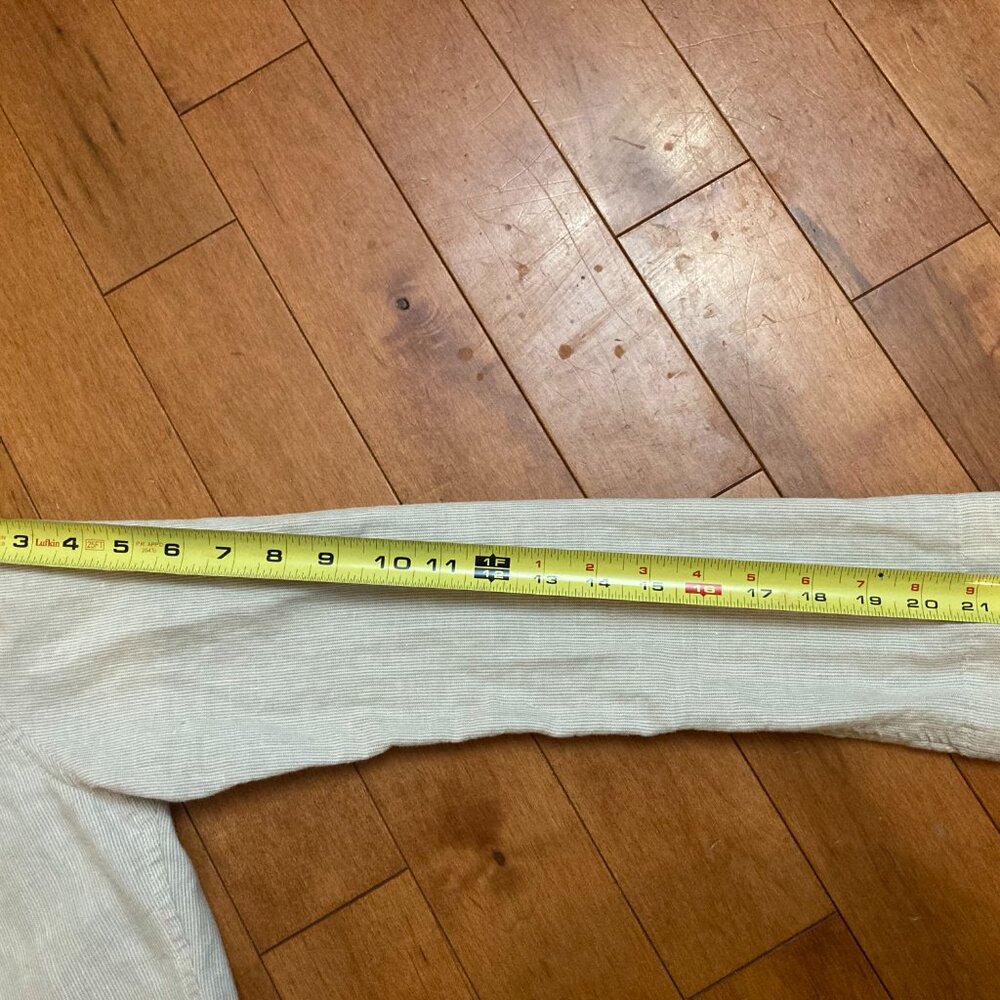 Light Cream Hooded Pullover Top by No Brand Visible - Picture 6 of 6